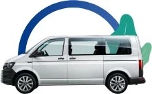 Private transportation van for up to 7 passengers